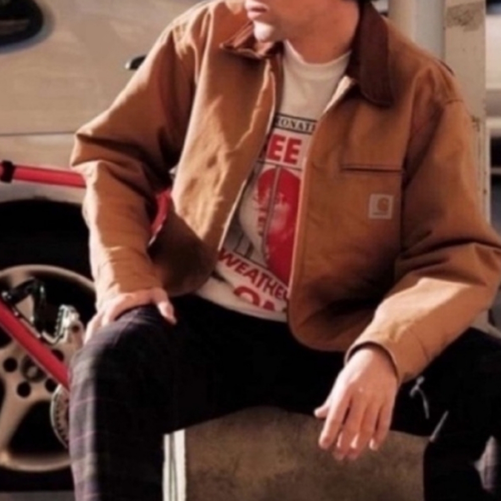 Carhartt Fleece Blanket Lined Detroit Jacket